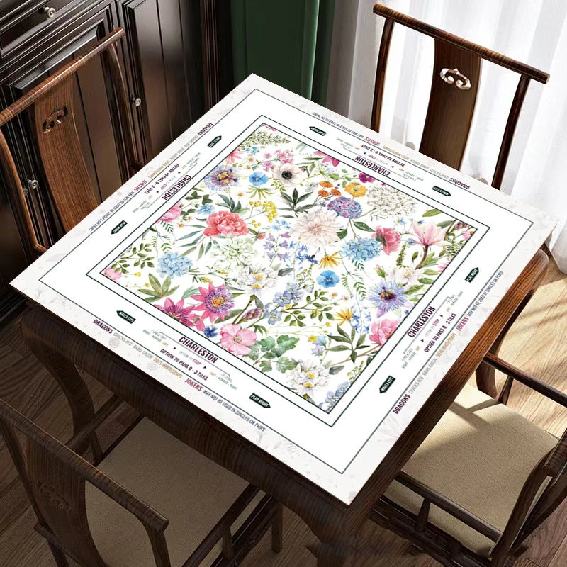 American Mahjong Mat, Thickened Rubber, Non-Slip, Waterproof, Noise Reducing, Stitched Edge, view 11