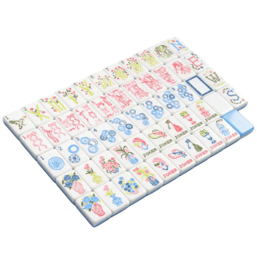 American Mahjong Set, 160 Acrylic Tiles with Portable Carrying Case, view 4