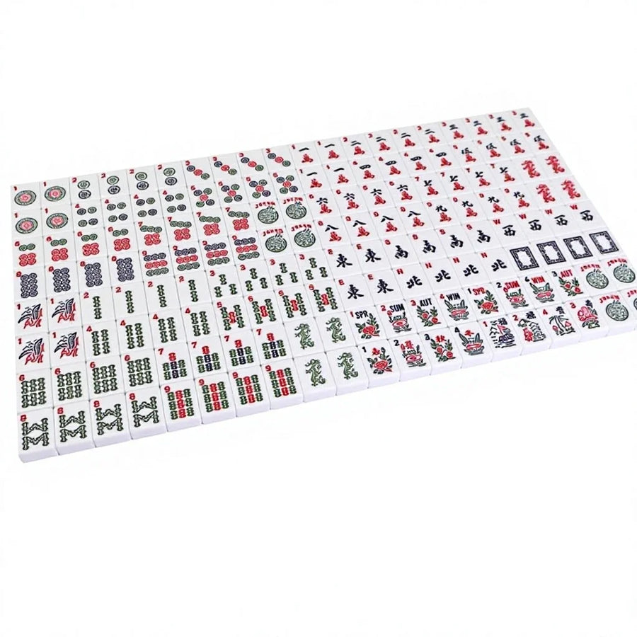 American Mahjong Set, 30mm Melamine Tiles, Western Style Mahjong Game