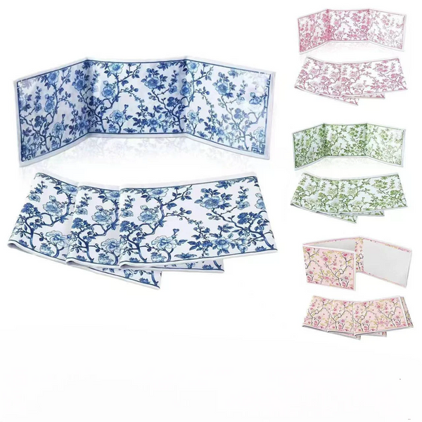 Mahjong Score Card Holder, Soft Printed Fabric