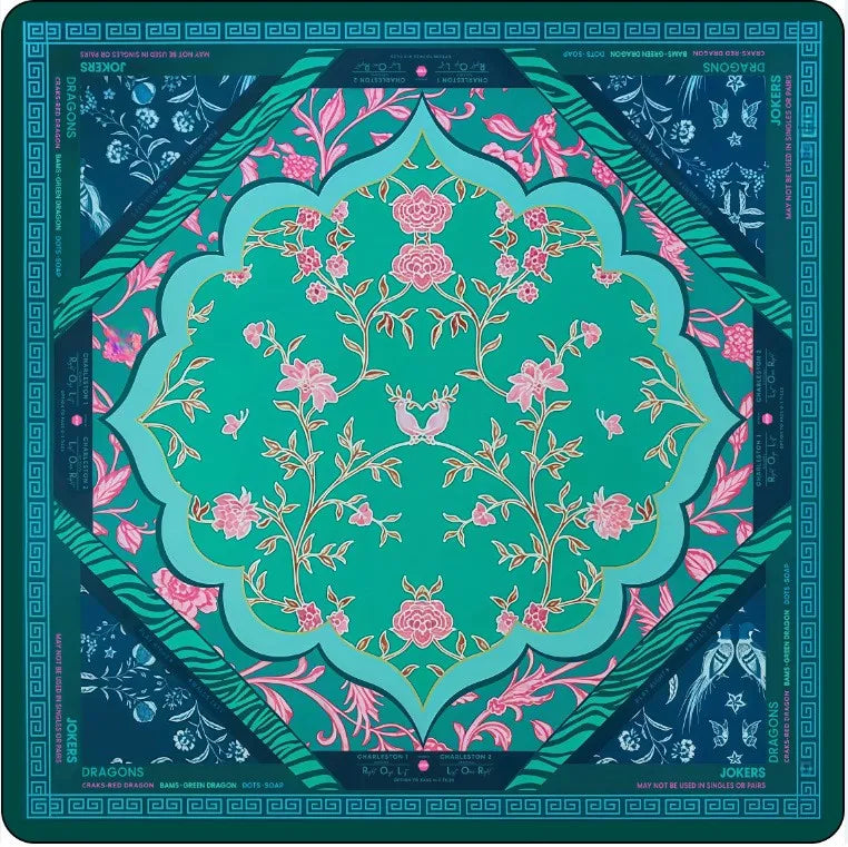 American Mahjong Table Pad, Foldable Non-Slip Game Mat, Soft Surface, Unfinished Edge