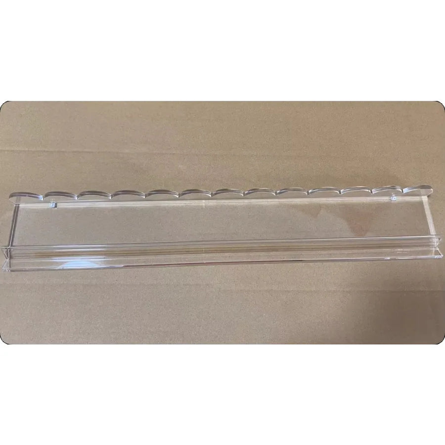 Mahjong Racks with Magnetic Pushers, 20 Inch Modern Scalloped Acrylic, view 5