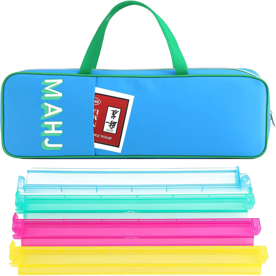 Mahjong Storage Bag, Canvas Tote, Portable Multi-Functional Travel and Makeup Carrying Case, view 11