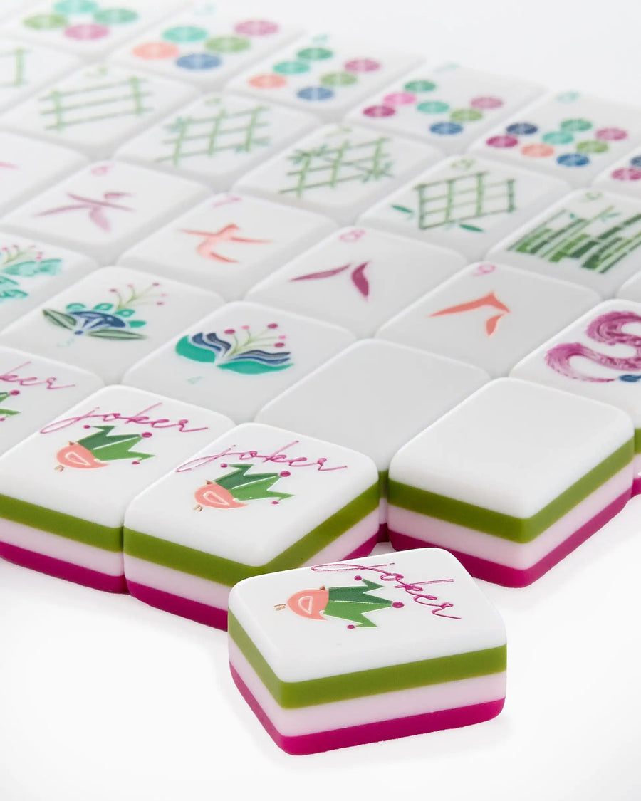 American Mahjong Tiles, 160 Piece Travel Set, 4 Layer Engraved, Portable, view 4
