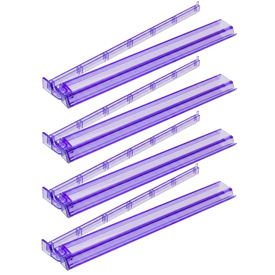 Mahjong Push Racks, 2-in-1 Rack and Pusher, Magnetic Plastic, Minimalist Design, Blue, view 11
