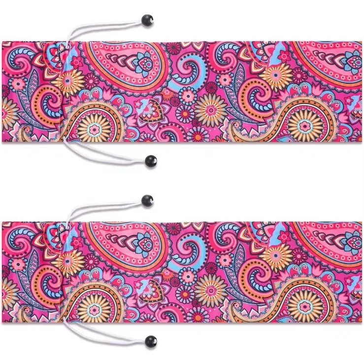 Mahjong Storage Bag with Drawstring Closure, Patterned Design, view 8