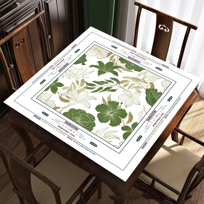 American Mahjong Mat, Thickened Rubber, Non-Slip, Waterproof, Noise Reducing, Stitched Edge, view 8