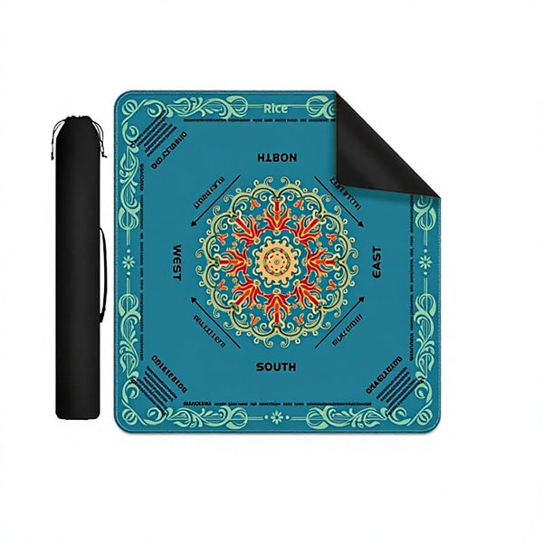 American Mahjong Mat, Thickened Natural Rubber, Non-Slip, Noise Reducing Game Mat
