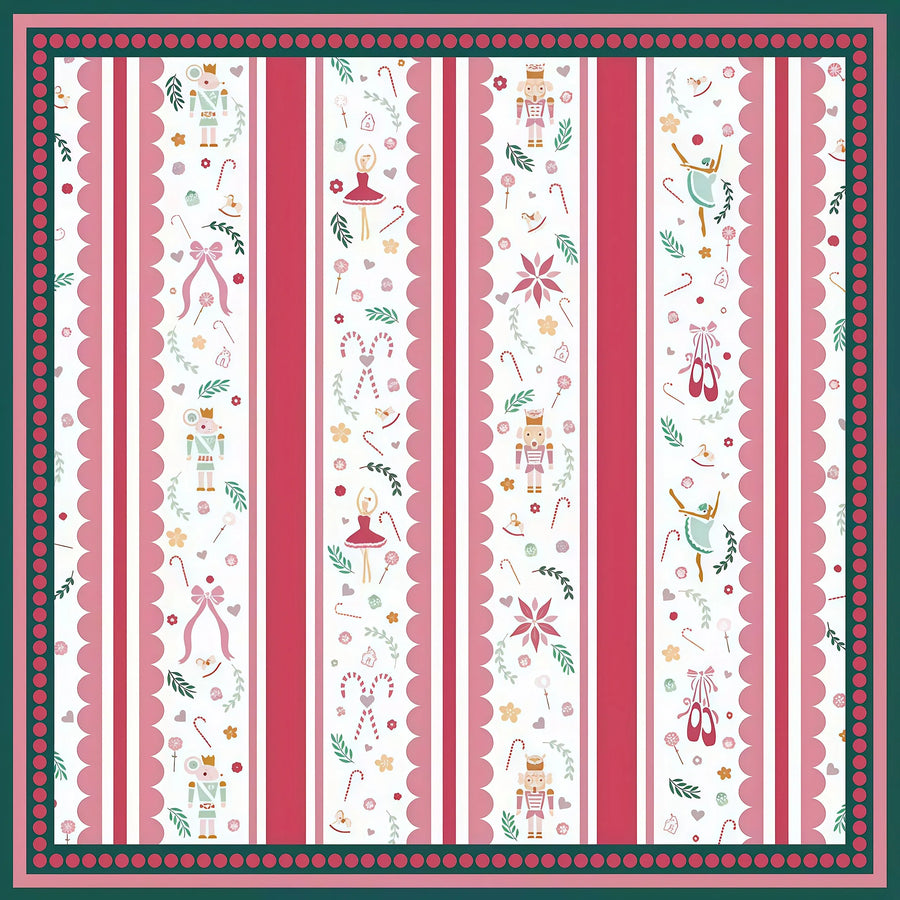Mahjong Mat for American Mahjong Sets, Neoprene, Rose Floral Pattern