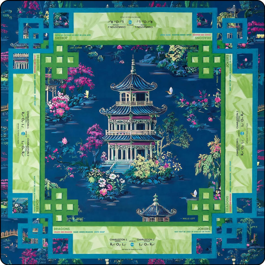 American Mahjong Table Pad, Foldable Non-Slip Game Mat, Soft Surface, Unfinished Edge, view 12