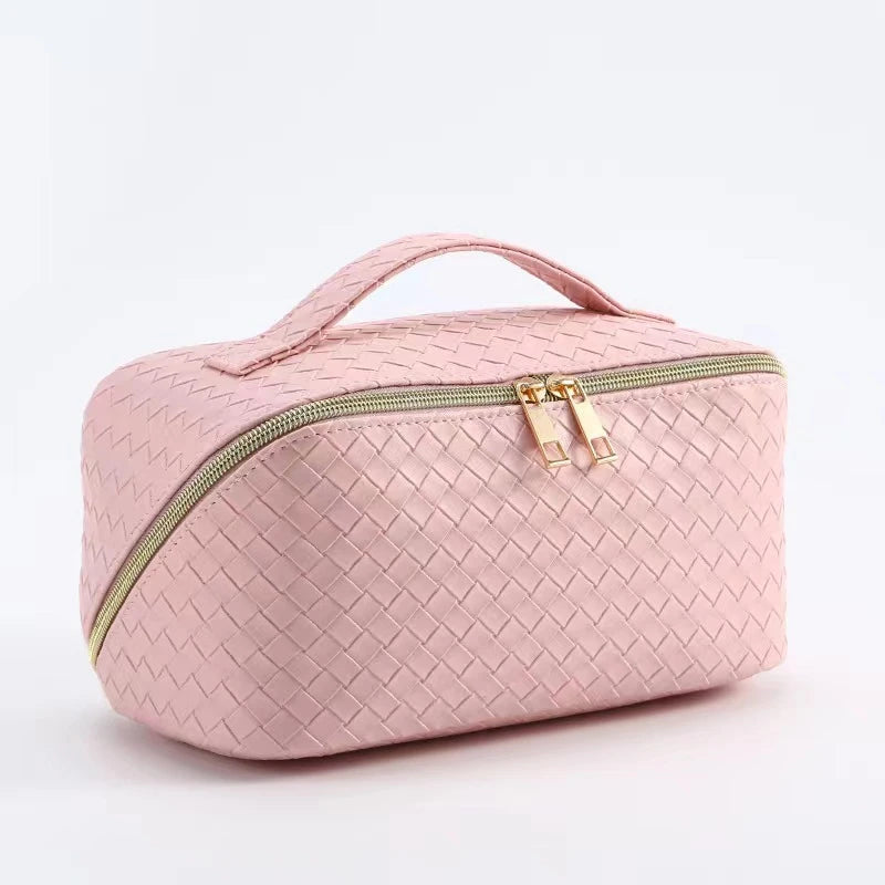 American Mahjong Tile Bag, PU Leather, Waterproof, Ultra Light Portable Storage Bag