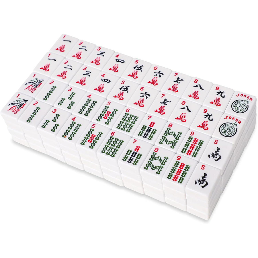 American Mahjong Set, 166 Engraved Melamine Tiles, Wear-Resistant, view 5