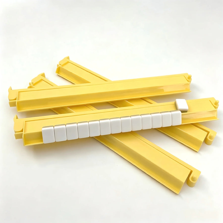 Mahjong Racks and Pushers in Acrylic, Clear, Tortoiseshell or Multicolor, view 4