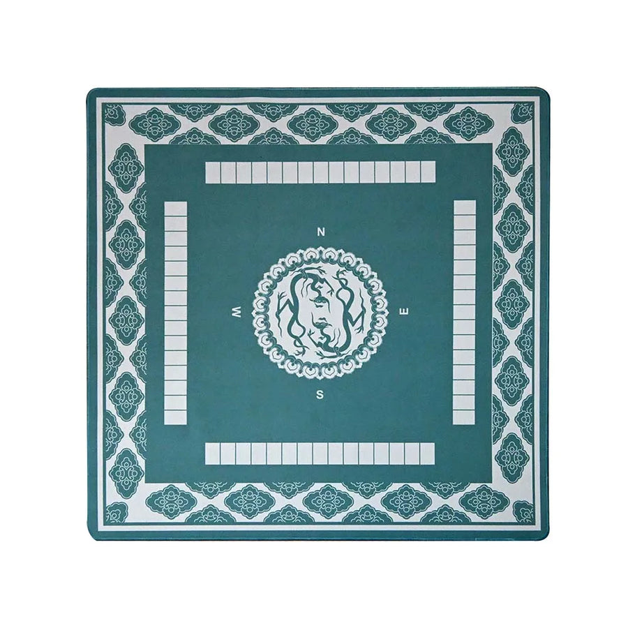 Mahjong Table Mat, 31.5 x 31.5 Inch (80 cm) Rubber and Tech Fabric, 2 mm Thick, Non-Slip, Waterproof, view 3