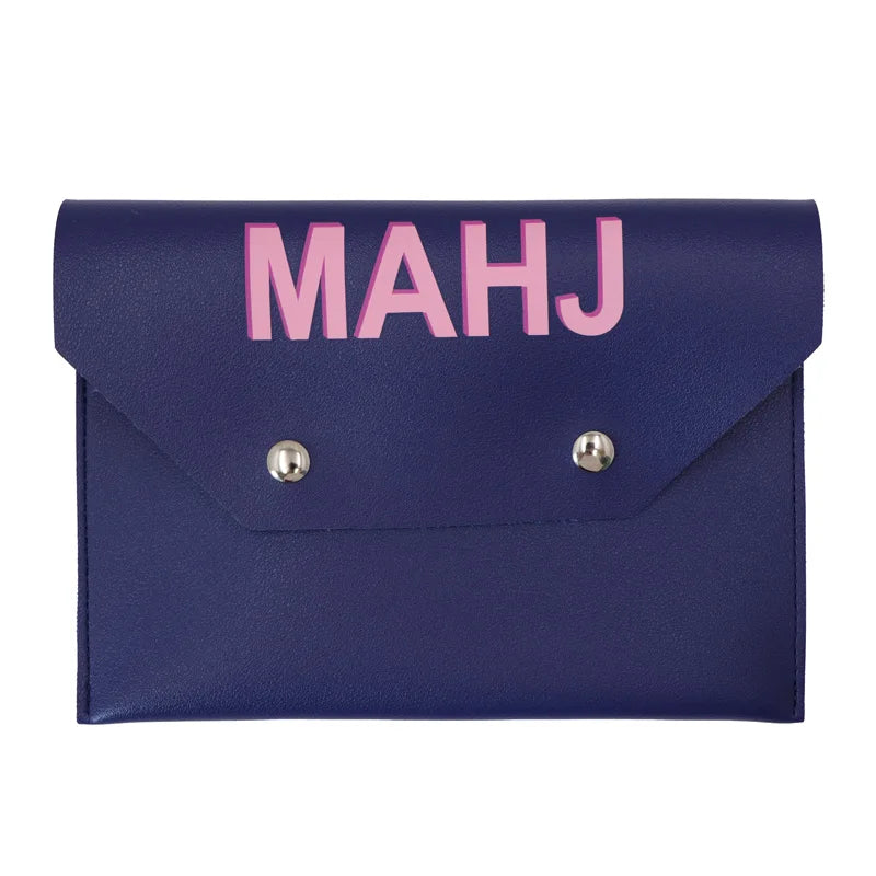 Mahjong Card Holder Clutch, Protective Cover Case Pouch for Mahjong Cards, view 8