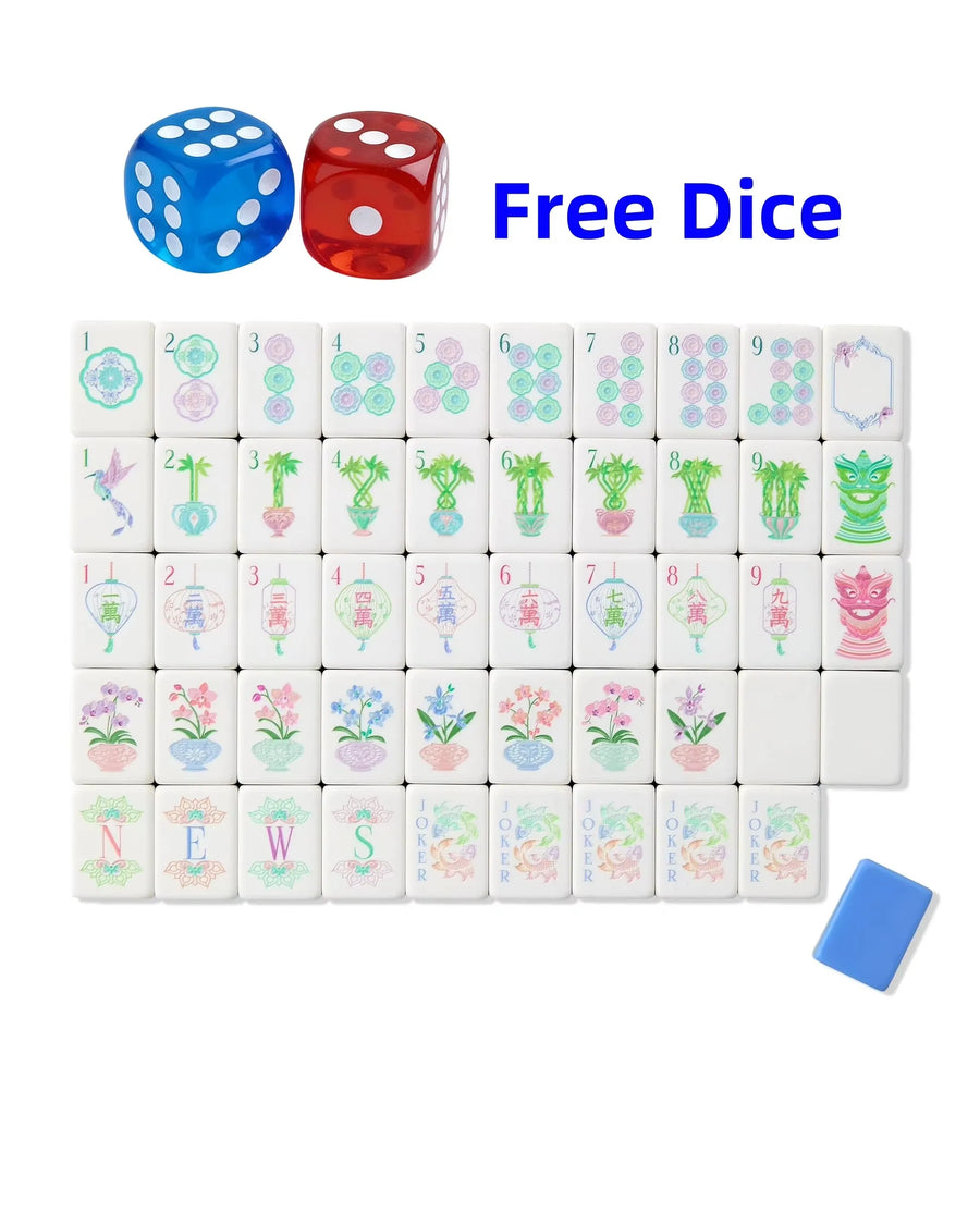 American Mahjong Tiles, 160 Piece Travel Set, 4 Layer Engraved, Portable, view 7