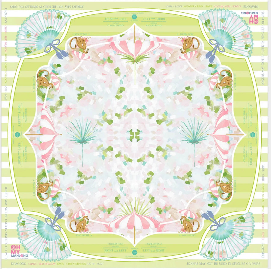 Mahjong Mat, Modern Flannel Table Mat, Non-Slip, Noise Reducing, view 10