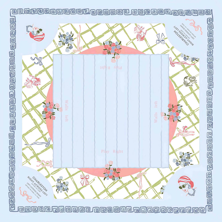 Mahjong Mat, Square Neoprene and Polyester Table Mat, Silent, Lies Flat, Wear Resistant