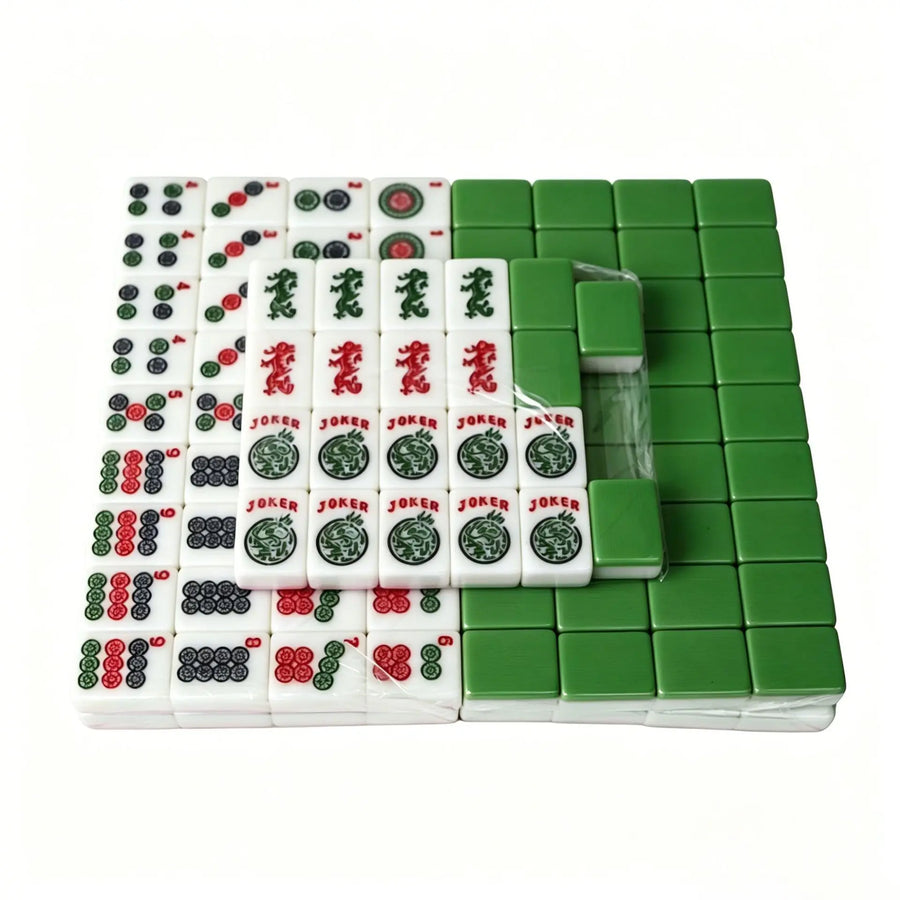 American Mahjong Set, 166 Engraved Melamine Tiles, Wear-Resistant, view 10