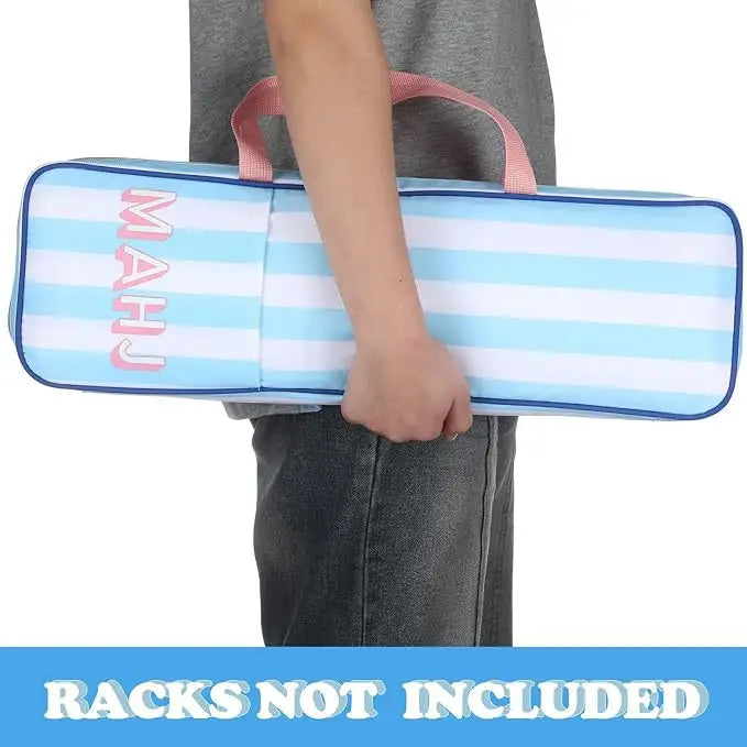 American Mahjong Storage Bag, Water Resistant, Foldable, Large Portable Travel Bag, view 6