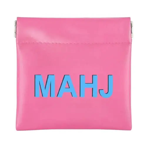 Mahjong Dice Bag, Mini PU Leather Squeeze Pouch for Dice and Coins, view 5