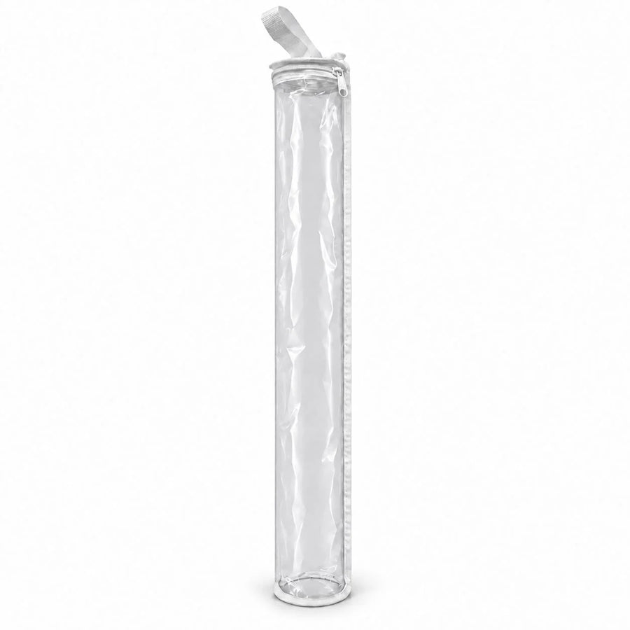 Mahjong Mat Storage Bag, 33.5 Inch Clear PVC, Dustproof, Portable, for Rolled Mats, view 5