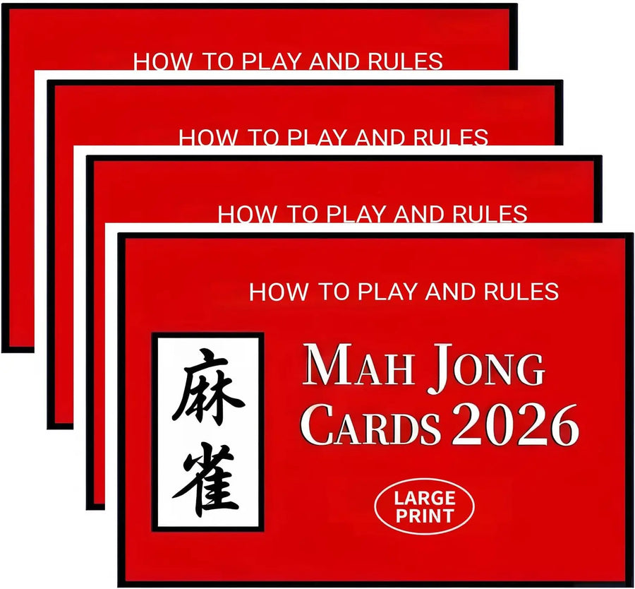 American Mahjong Set, 160 Acrylic Tiles, Blue Stripe with Bow Design, Racks and Mat Optional, view 10