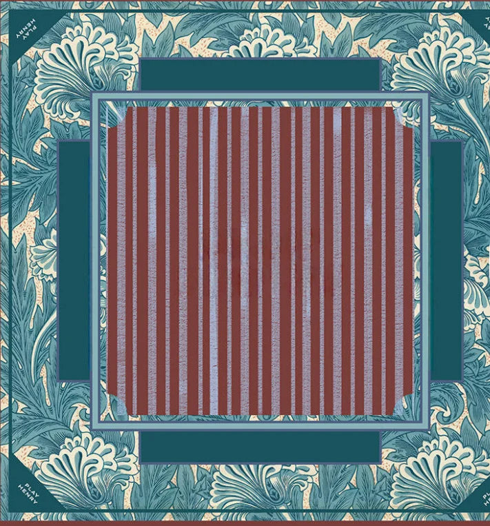 American Mahjong Mat, Foldable Natural Rubber, Odor-Free, Noise Reducing