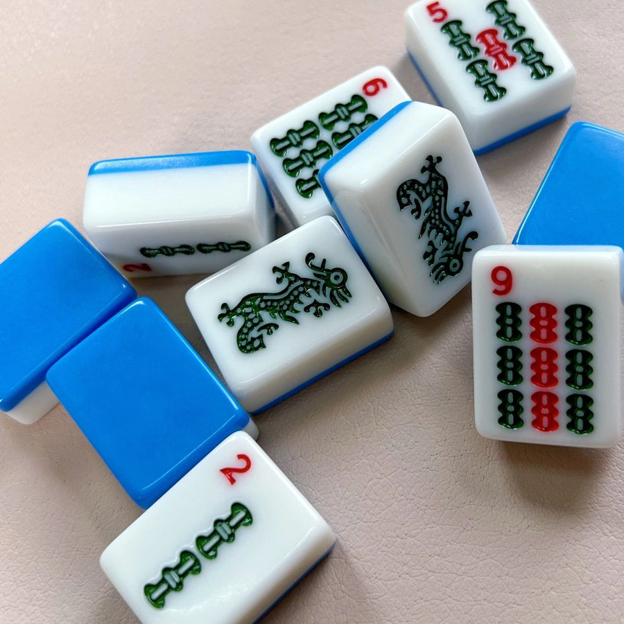 American Mahjong Set, 166 Piece 30mm Melamine Tiles, for 4 Players