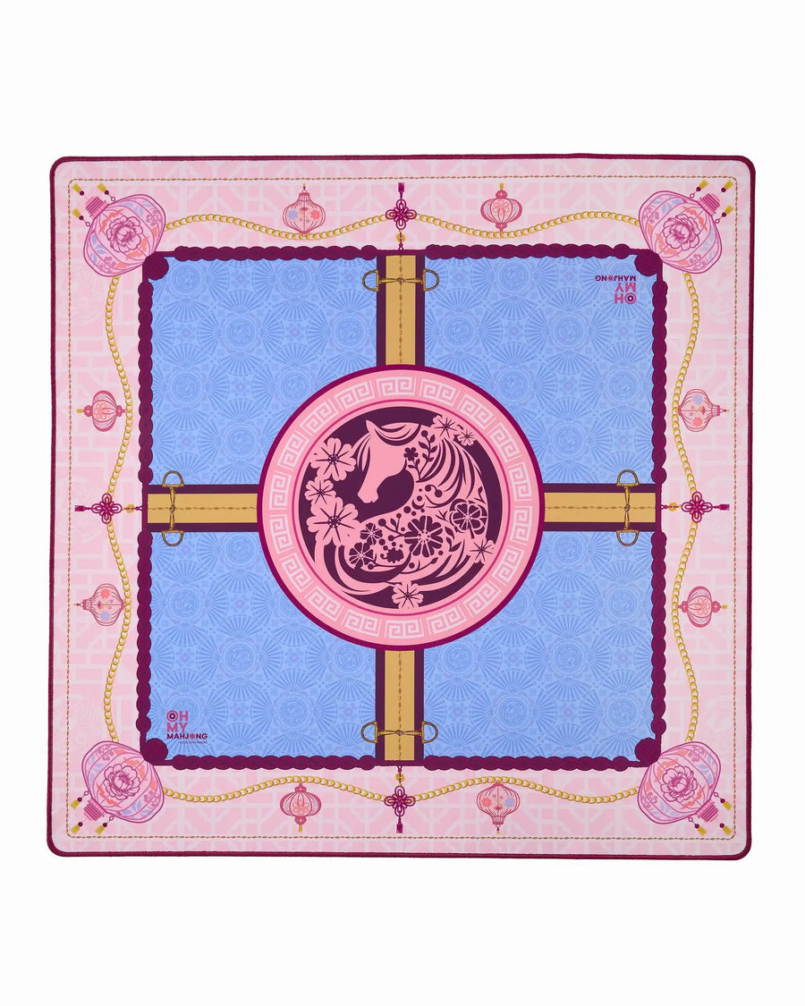 Mahjong Mat for American Mahjong Sets, Neoprene, Rose Floral Pattern, view 12