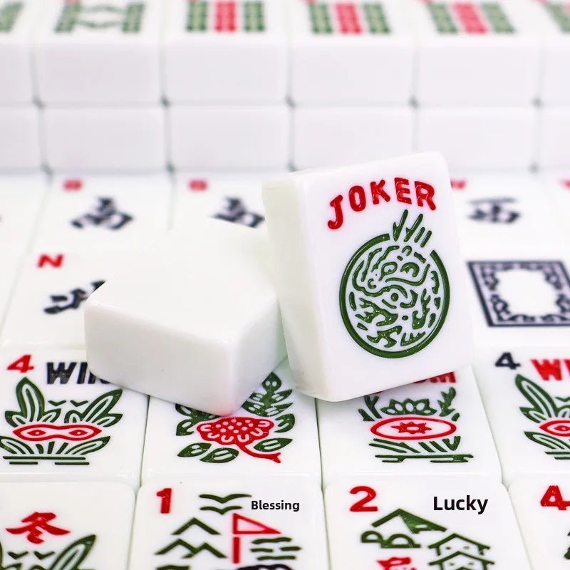 American Mahjong Set, 30mm Melamine Tiles, Western Style Mahjong Game, view 5