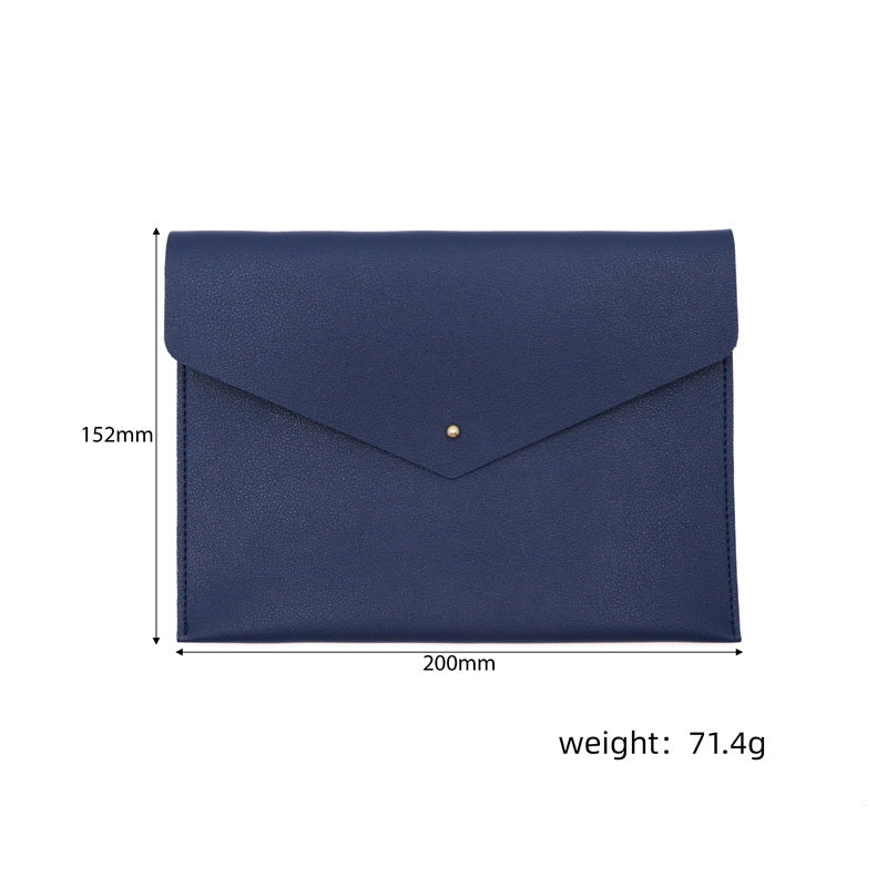 Mahjong Card Case, PU Leather Envelope Wallet Style, Protective Cover, view 4