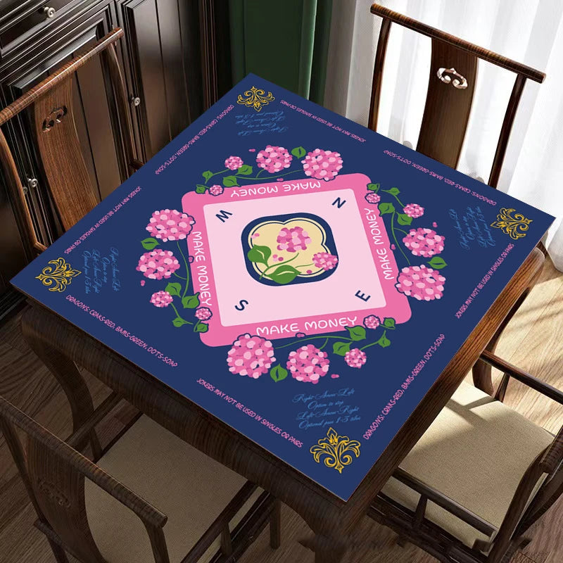 American Mahjong Mat, Thickened Rubber, Non-Slip, Waterproof, Noise Reducing, Stitched Edge, view 12