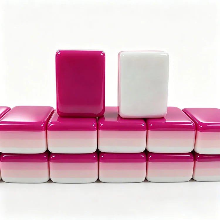 American Mahjong Tile Set for 4 Players, Acrylic Tiles, Pink Purple, view 10