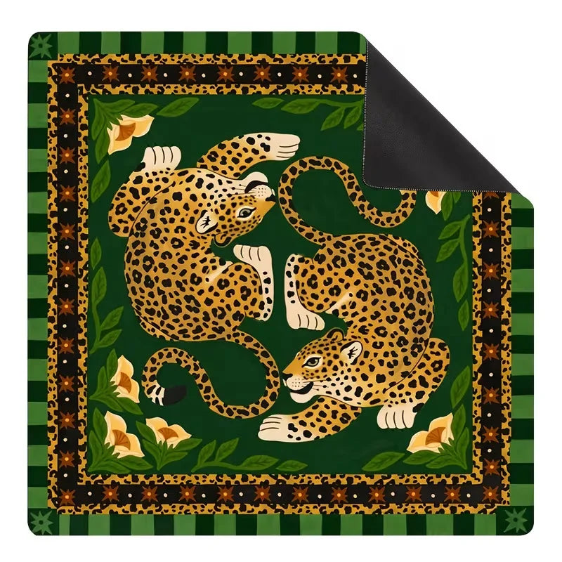 American Mahjong Mat with Rules and Carry Bag, 31.5 x 31.5 Inch Foldable Rubber, Non-Slip, Noise Reducing, view 12