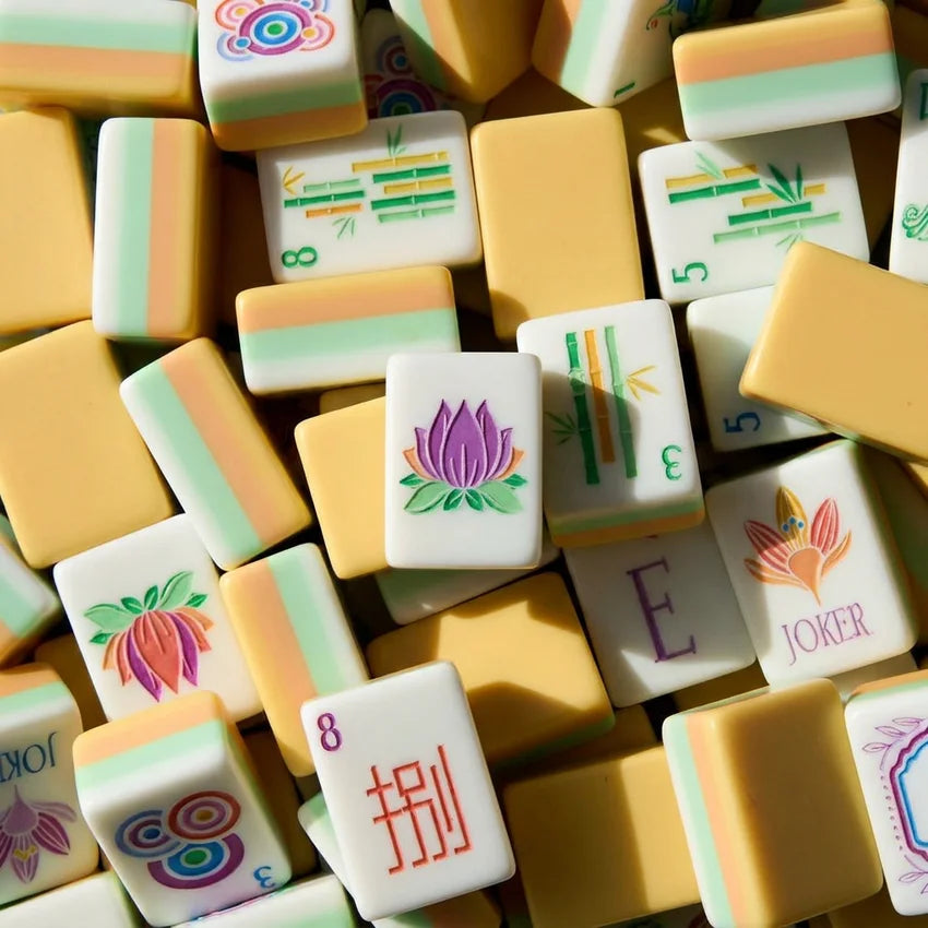 American Mahjong Tile Set, 160 Pieces, Acrylic Tiles with Crane Design, view 12