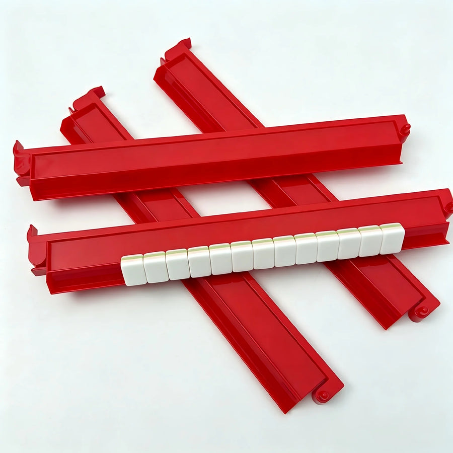 Mahjong Racks and Pushers in Acrylic, Clear, Tortoiseshell or Multicolor, view 12