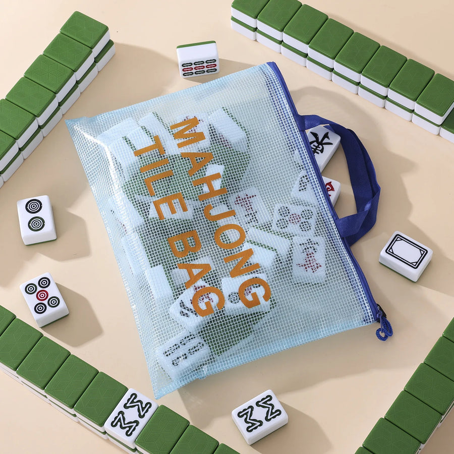 Mahjong Tile Carrying Case, Waterproof, Portable Multi-Functional Travel Case, view 6