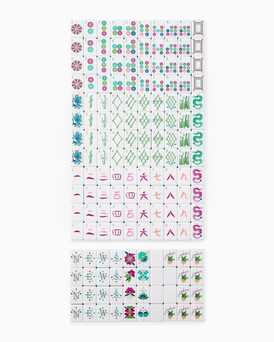American Mahjong Tiles, 160 Piece Travel Set, 4 Layer Engraved, Portable, view 6
