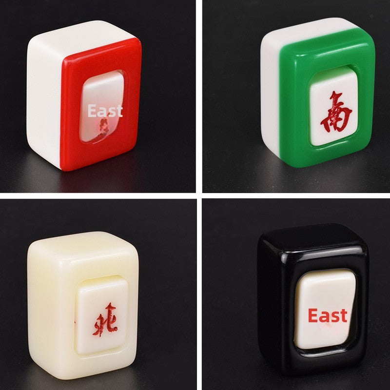 Mahjong Wind Direction Indicator, 47mm Standing Acrylic Card, view 3