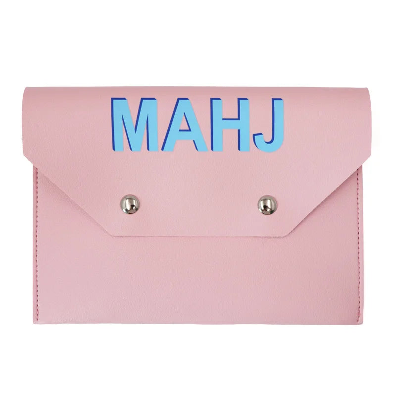 Mahjong Card Holder Clutch, Protective Cover Case Pouch for Mahjong Cards, view 7