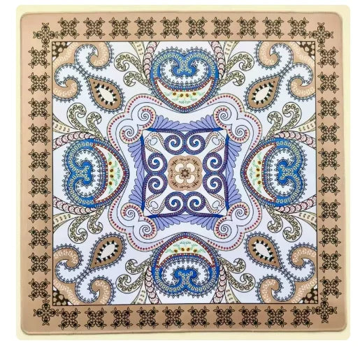 American Mahjong Mat, 31.5 Inch Rubber, Non-Slip, Noise Reducing Table Mat
