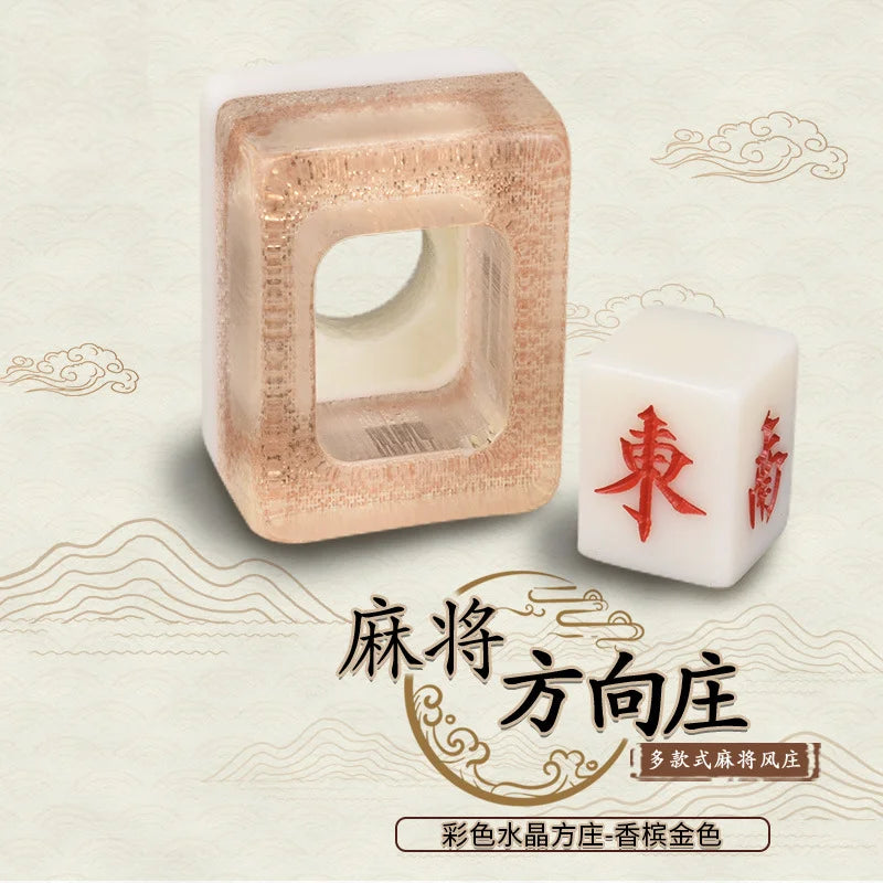 Mahjong Wind Direction Indicator, 47mm Standing Acrylic Card, view 7