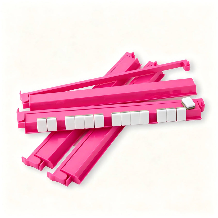 Mahjong Racks and Pushers in Acrylic, Clear, Tortoiseshell or Multicolor, view 6