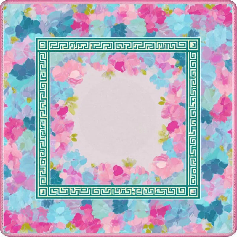 Mahjong Mat for 4 Players, Rubber, Non-Slip, Noise Reducing, Easy Care Table Cloth