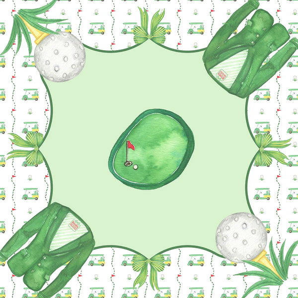 American Mahjong Mat, Waterproof Neoprene, Printed Square Table Cover