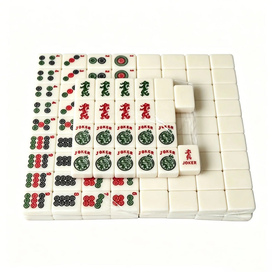 American Mahjong Set, 166 Engraved Melamine Tiles, Wear-Resistant, view 7