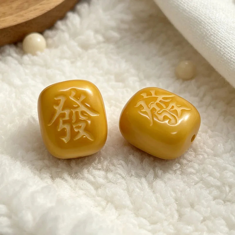 Mahjong Charm Pendant Bead, Lucky Sign, for DIY Jewelry Making, Keyrings and Bag Charms, view 9