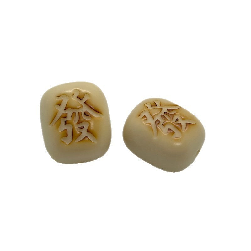 Mahjong Charm Pendant Bead, Lucky Sign, for DIY Jewelry Making, Keyrings and Bag Charms, view 5
