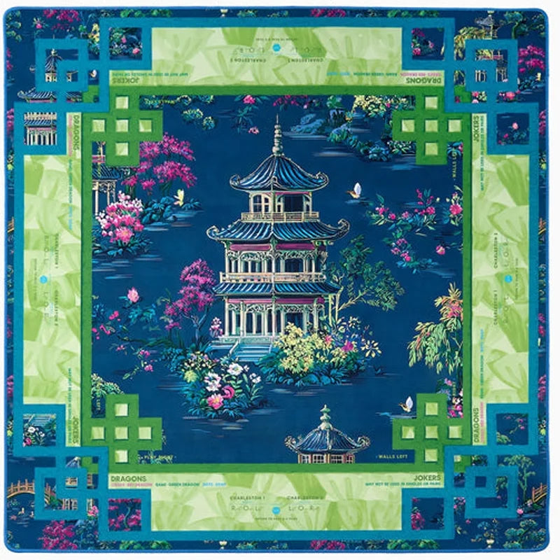 Mahjong Table Mat, Natural Rubber, Quiet, Waterproof, Non-Slip, Minimalist Design, view 3